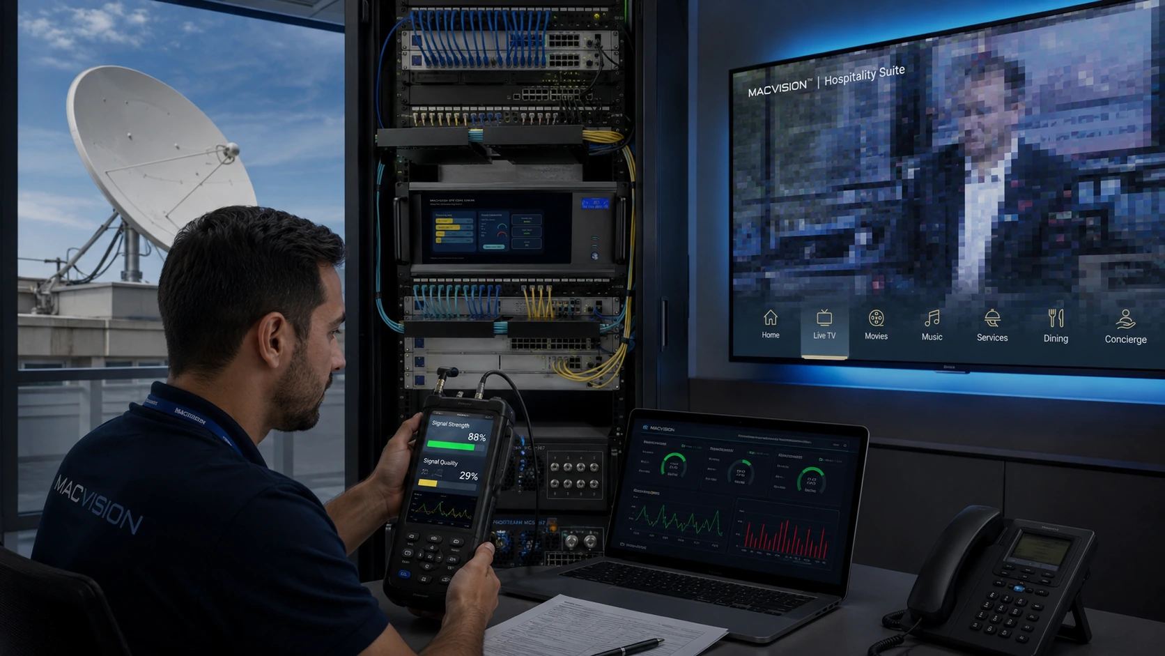 لماذا تكون قوة إشارة القمر الصناعي عالية بينما تكون جودة قنوات IPTV ضعيفة