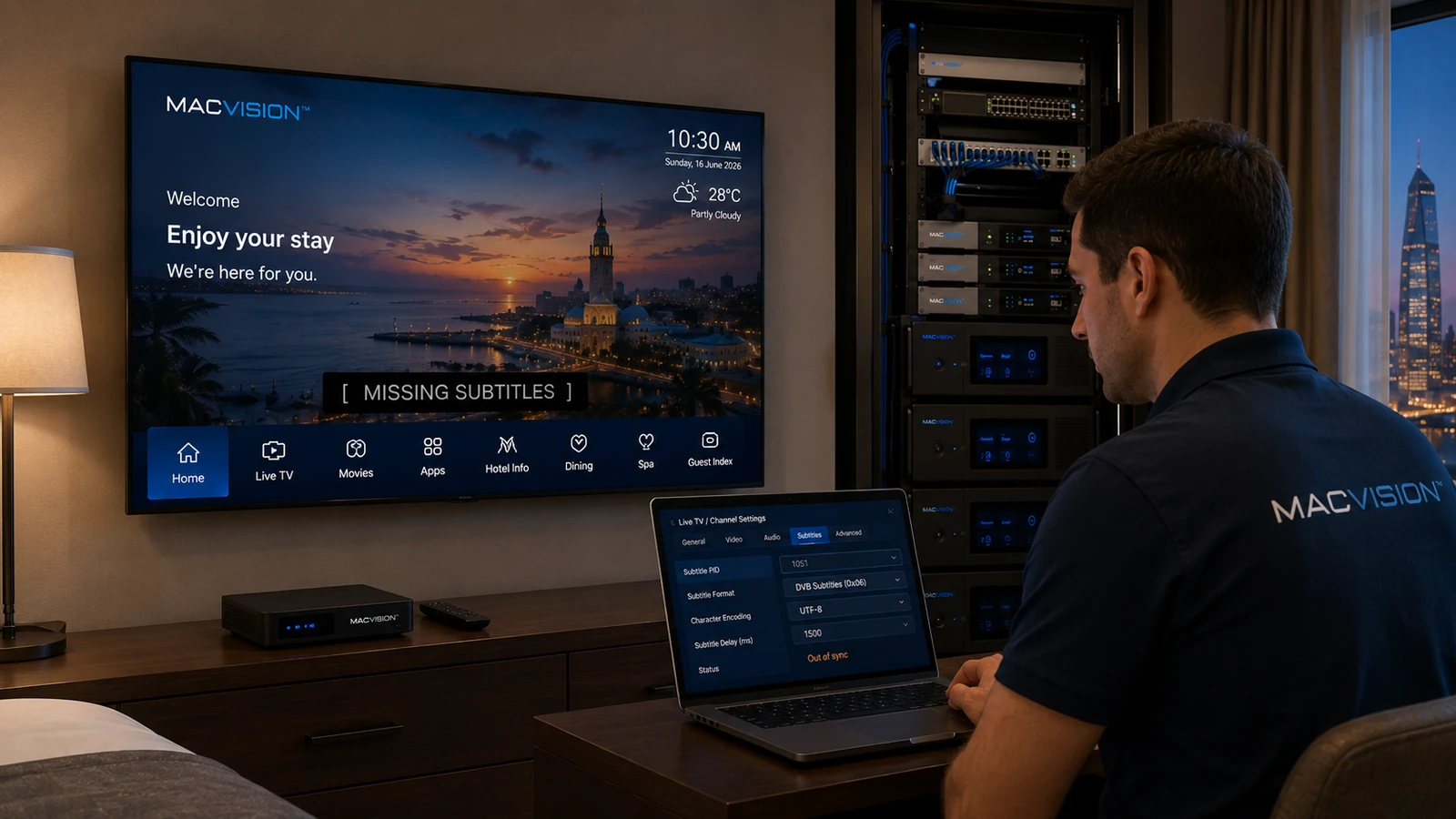 مشكلات الترجمة النصية والشرح المغلق في قنوات IPTV