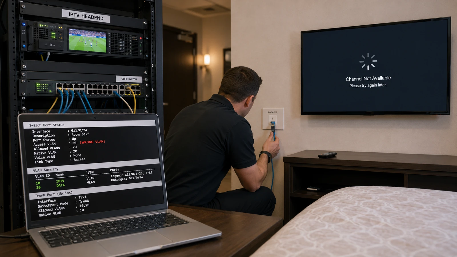 VLAN Configuration Errors That Block IPTV Channels