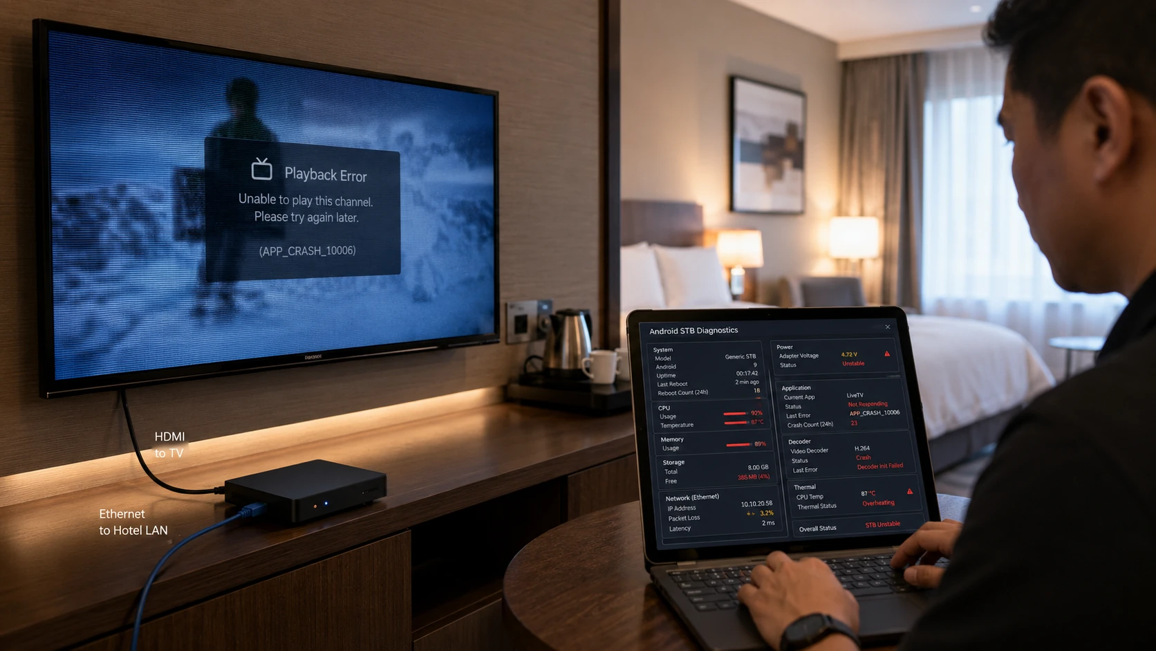 لماذا تفقد التلفزيونات الذكية اتصال IPTV بعد إعادة التشغيل أو انقطاع الكهرباء